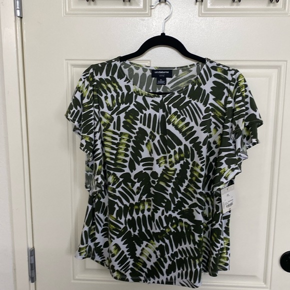 Liz Claiborne Career Petite top. Size PL - Picture 1 of 5